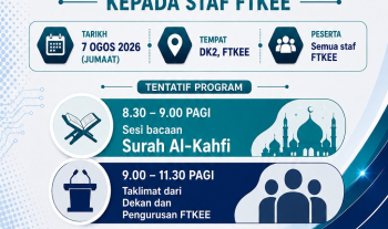  Taklimat Bersama Dekan dan Pengurusan FTKEE 